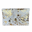 Bella Clutch- Metallic Cowhide