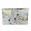 Bella Clutch- Metallic Cowhide