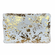 Bella Clutch- Metallic Cowhide