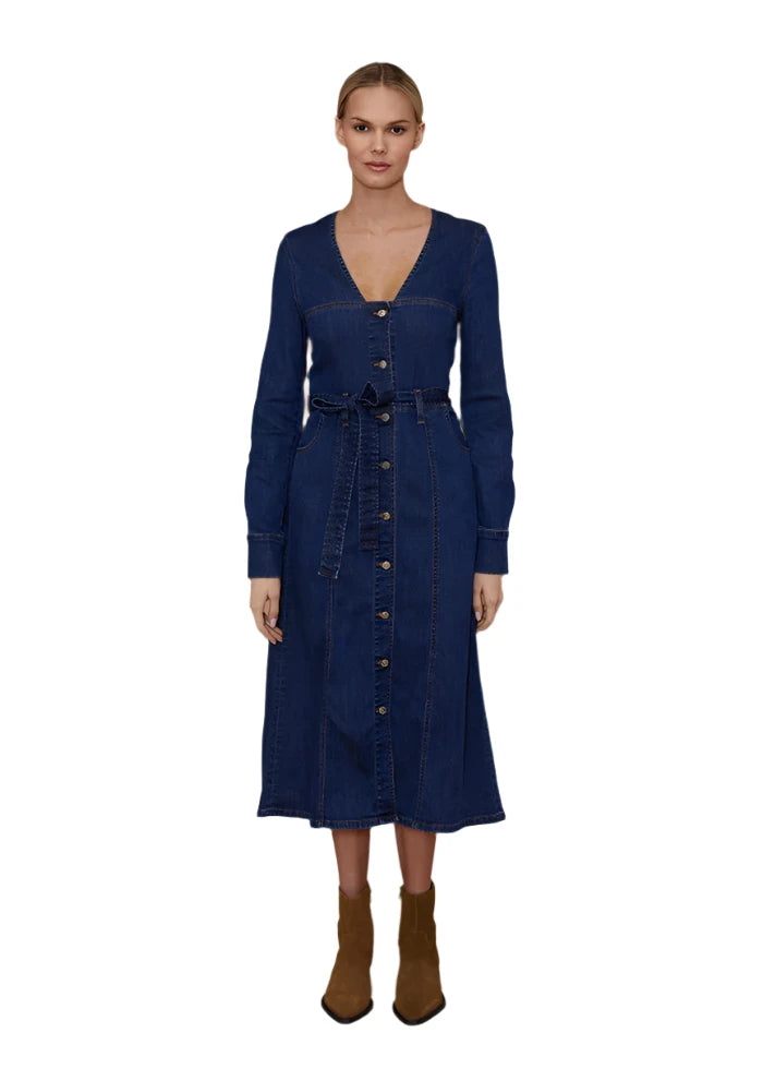 Nini Midi Denim Dress