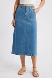 Jocelyn Denim Skirt- Desert