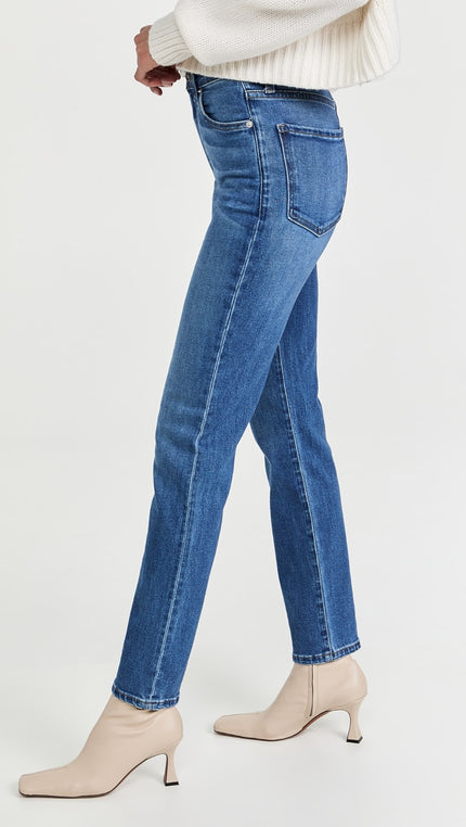 Lara Slim Ankle Jeans- Coast