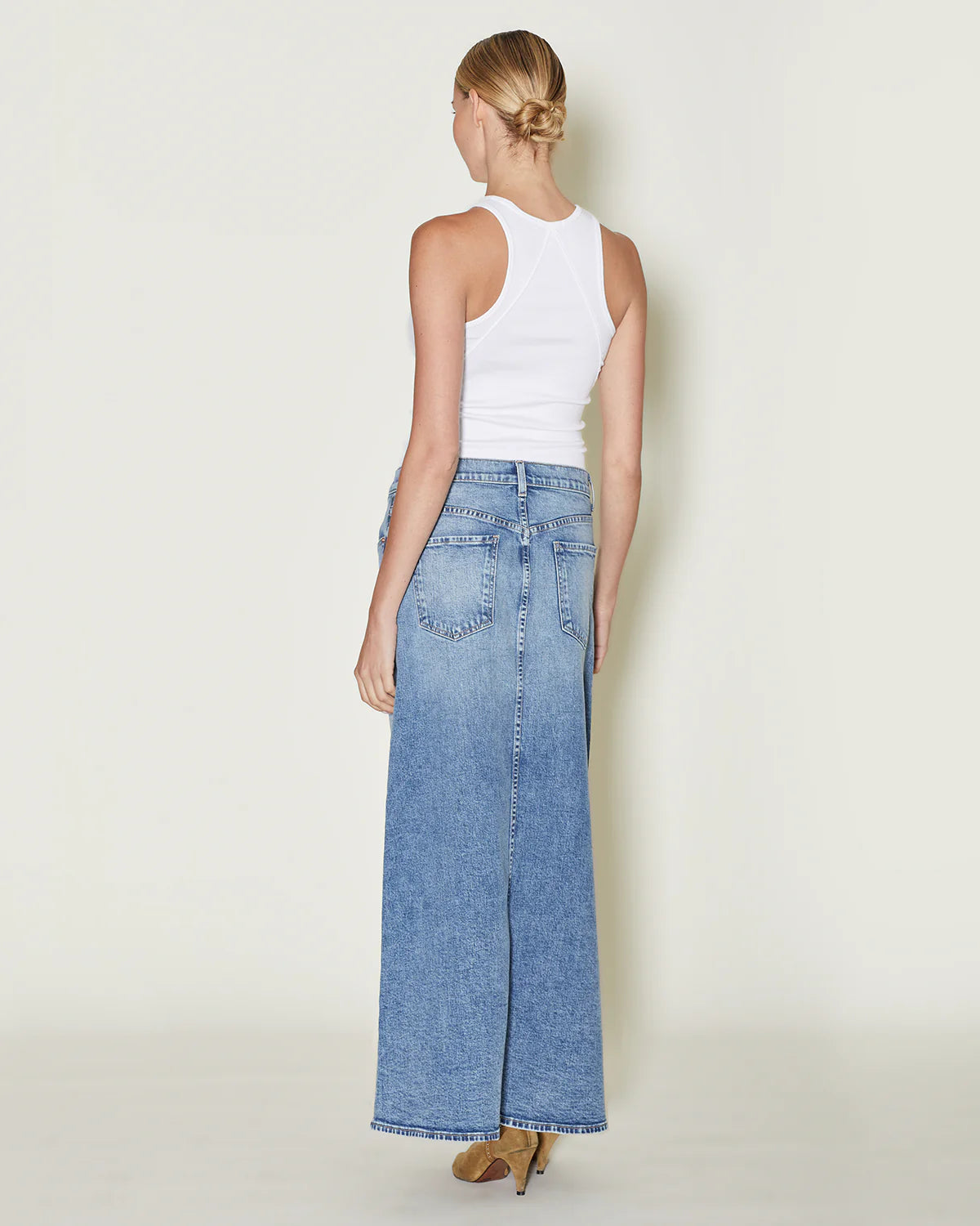 Denim Maxi Skirt