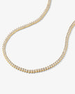 Gold Not Your Basic Tennis Necklace- 16