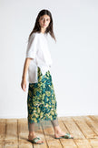 Sequin Garden Midi Skirt