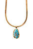 Turquoise Totem Herringbone Necklace